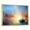 Designart - Seascape Pier - Seascape Framed Canvas Art Print